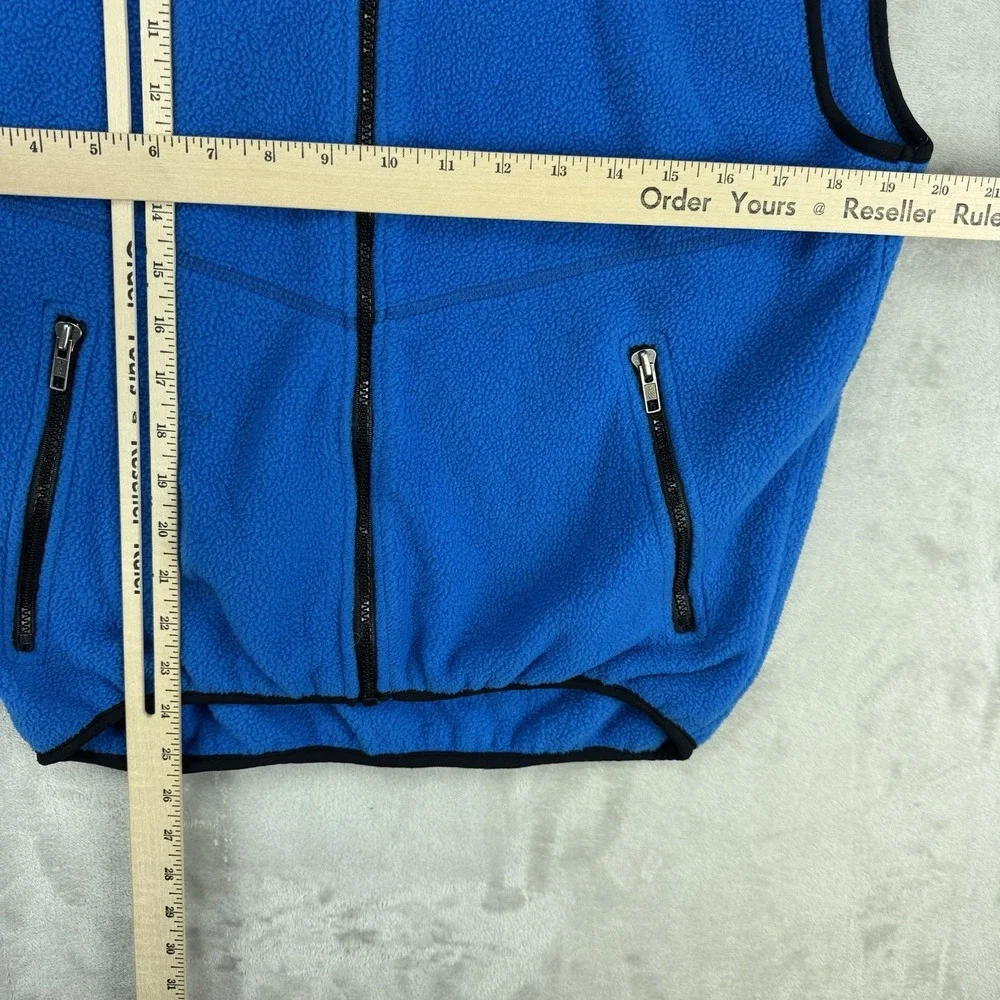 The North Face Fleece Vest Mens‎ Medium Blue USA Made Vintage Outdoor Gorpcore